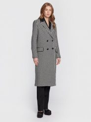 TWINSET Płaszcz wełniany 222TT2461 Czarny Regular Fit. Czarne płaszcze Twinset, na zimę, bez wzorów, z wełny, bez kaptura. Za 2,489.00 zł.