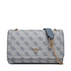 Torebka Guess. Niebieskie torebki klasyczne Guess, z aplikacjami, klasyczne, bez dodatków. Za 449.99 zł.