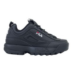 Damskie Buty Sportowe Disruptor Low. Czarne buty sportowe lifestyle Fila, na zimę, bez wzorów, sportowe, bez zapięcia. Za 484.99 zł.