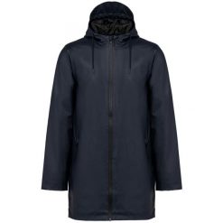Kurtka wodoodporna Kariban Premium. Niebieskie kurtki KARIBAN, xl, z aplikacjami, z poliesteru, bez kaptura. Za 357.00 zł.