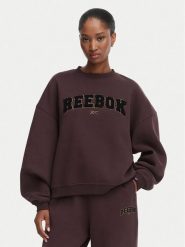 Reebok Bluza Inka RK25686CCW Brązowy Oversize. Brązowe bluzy Reebok, xs, bez wzorów, z syntetyku, bez ramiączek, bez kaptura. Za 219.99 zł.