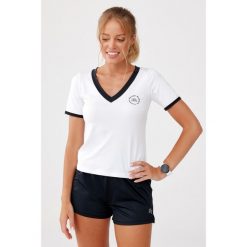 Damska koszulka sportowa szybkoschnąca Rough Radical Sol. Białe t-shirty sportowe ROUGH RADICAL, l, bez wzorów, bez ramiączek, na fitness i siłownię. Za 89.90 zł.