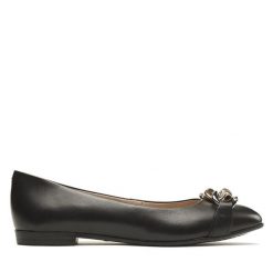 Baleriny Lasocki. Czarne baleriny Lasocki, bez wzorów, bez obcasa, bez zapięcia. Za 169.99 zł.