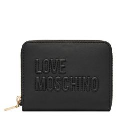 Portfel LOVE MOSCHINO. Czarne portfele Love Moschino, bez wzorów. Za 439.99 zł.
