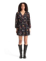 Scotch & Soda Sukienka w kolorze czarnym rozmiar: 38. Czarne sukienki Scotch & Soda, bez wzorów, bez kołnierzyka, bez ramiączek, mini. Za 175.26 zł.