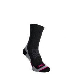 Skarpety merino damskie CMP Trekking Wool Sock. Czarne skarpetki CMP, bez wzorów. Za 56.99 zł.