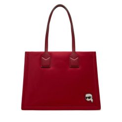 Torebka KARL LAGERFELD. Czerwone torebki klasyczne KARL LAGERFELD, bez wzorów, klasyczne, bez dodatków. Za 539.99 zł.