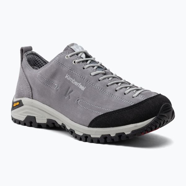 Buty trekkingowe Kimberfeel Chogori 2. Brązowe buty trekkingowe Kimberfeel, bez wzorów, ze skóry, przed kostkę, bez zapięcia, trekkingowe. Za 349.99 zł.