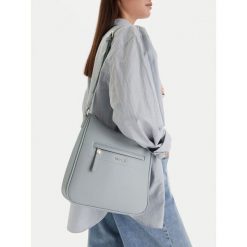 Torebka Lasocki. Niebieskie listonoszki Lasocki, bez wzorów, bez dodatków. Za 149.99 zł.