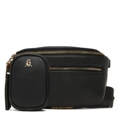 Torebka Steve Madden. Czarne listonoszki Steve Madden, bez wzorów, bez dodatków. Za 339.99 zł.