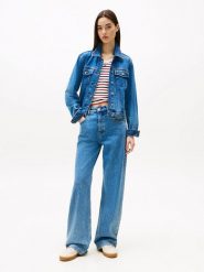 TOMMY JEANS Dżinsy - Comfort fit - w kolorze niebieskim rozmiar: W33/L30. Niebieskie jeansy Tommy Jeans, l, z aplikacjami, z jeansu, klasyczne, z podwyższonym stanem. Za 271.67 zł.