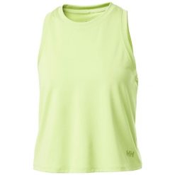 Top damski Helly Hansen Ocean Cropped. Zielone topy Helly Hansen, bez wzorów, sportowe, bez kołnierzyka, bez ramiączek. Za 206.50 zł.