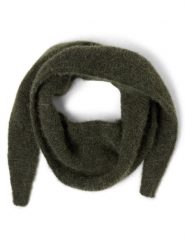 Samsøe Samsøe szalik z dzianiny z zawartością alpaki i merynosów - Sanor Kobiety Wełna merino zielony, ONE SIZE. Zielone szaliki i kominy Samsøe & Samsøe, bez wzorów, z dzianiny. Za 199.95 zł.