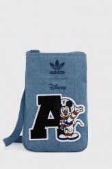 Adidas Originals saszetka. Niebieskie nerki i saszetki adidas Originals, bez wzorów, z materiału, bez dodatków. Za 119.99 zł.