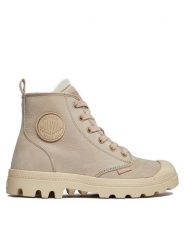 Palladium Trapery Pampa Hi Zip Wl 95982-271-M Beżowy. Brązowe traperki Palladium, bez wzorów, ze skóry, bez obcasa, bez zapięcia. Za 579.00 zł.