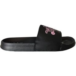 Klapki Lee Cooper LCW-24-42-2482LA czarne. Czarne klapki bez wzorów, z syntetyku, sportowe, bez obcasa, bez zapięcia. Za 135.33 zł.