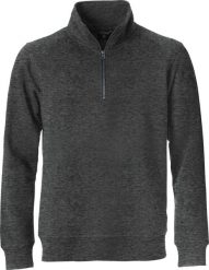Clique Classic Half Zip Bluza ½ zip z ukrytą kieszenią – anthracite melange. Szare bluzy bez kaptura CLIQUE, s, bez wzorów, z bawełny, bez kaptura. Za 219.96 zł.