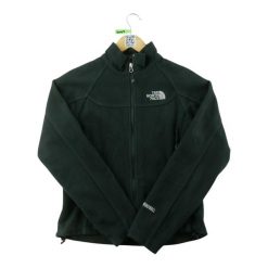 Second life - Kurtka polarowa damska WindWall - Stan bardzo dobry. Czarne kurtki The North Face, m, bez wzorów, z polaru, wizytowe, bez kaptura. Za 190.96 zł.