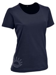 Maul Sport Koszulka funkcyjna "Rhein" w kolorze granatowym rozmiar: 44. Niebieskie t-shirty sportowe Maul Sport, bez wzorów, z bawełny, bez ramiączek, outdoorowe. Za 118.01 zł.