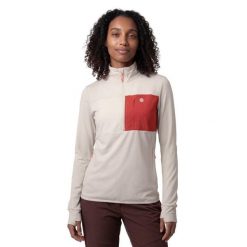 Damska turystyczna bluza polarowa Trekking Siroko Symbol-W Sand. Brązowe bluzy bez kaptura SIROKO, bez wzorów, z polaru, trekkingowe. Za 211.00 zł.