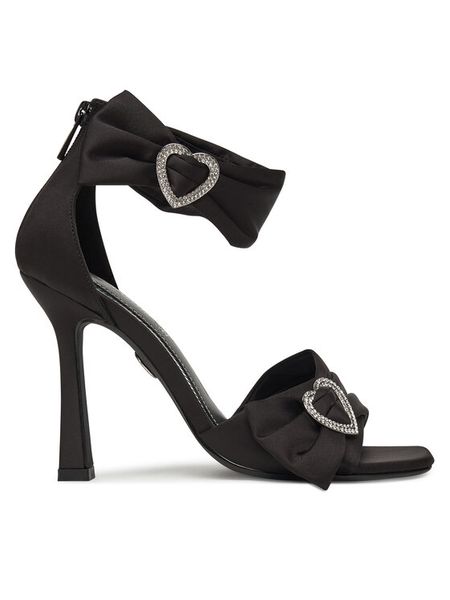 Buffalo Sandały Fairy Chic 1291618 Czarny. Czarne sandały Buffalo, bez wzorów, z materiału, bez obcasa, na szpilce, bez zapięcia. Za 342.99 zł.
