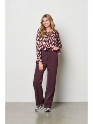 &Co Woman Spodnie "Perfaite" w kolorze brązowym rozmiar: XL. Brązowe spodnie materiałowe &Co Woman, bez wzorów, z materiału, z podwyższonym stanem. Za 304.99 zł.