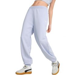 Spodnie Puma Wardrobe Ess Relaxed Sweatpants Tr Cl Co, Dla obu płci. Niebieskie spodnie materiałowe Puma, bez wzorów, z dresówki, sportowe. Za 290.00 zł.