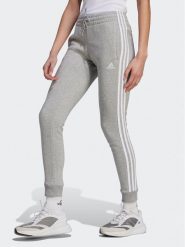 Adidas Spodnie dresowe Essentials 3-Stripes IL3282 Szary Slim Fit. Szare spodnie dresowe adidas, bez wzorów, z bawełny. Za 229.99 zł.