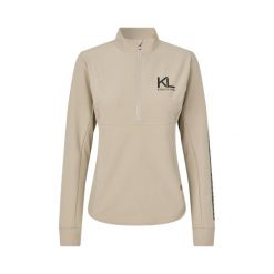 Damski polar Kingsland Nessa. Brązowe bluzy z polaru KINGSLAND, bez wzorów, z polaru, do jazdy konnej. Za 515.50 zł.