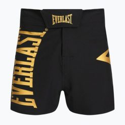 Spodenki treningowe Everlast MMA. Czarne szorty sportowe Everlast, bez wzorów, na fitness i siłownię. Za 229.99 zł.