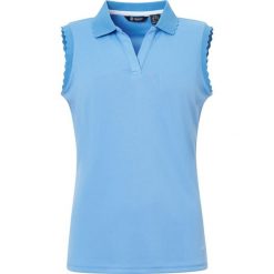 Damski tank top Abacus LDS Victoria Drycool. Niebieskie topy ABACUS, bez wzorów, bez kołnierzyka, bez ramiączek. Za 263.10 zł.
