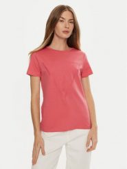 Guess T-Shirt Adele V2YI07 K8HM0 Różowy Regular Fit. Czerwone t-shirty Guess, s, z aplikacjami, z bawełny, bez kołnierzyka, bez ramiączek. Za 99.99 zł.