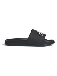Adidas Klapki "Adilette Shower" w kolorze czarnym rozmiar: 46. Czarne klapki adidas, bez wzorów, klasyczne, z otwartym noskiem, bez obcasa, bez zapięcia. Za 79.45 zł.