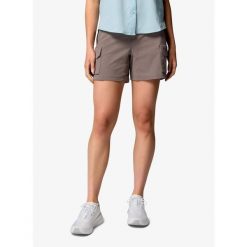 Spodenki damskie Columbia Silver Ridge Elite Short. Brązowe szorty Columbia, bez wzorów, sportowe. Za 346.49 zł.