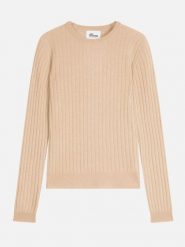 Just Cashmere Kaszmirowy sweter "Avana" w kolorze beżowym rozmiar: S. Brązowe swetry Just Cashmere, s, bez wzorów, z kaszmiru, bez ramiączek. Za 369.99 zł.