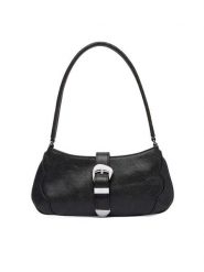 Tommy Jeans Torebka Tjw Cool Leather Shoulder Bag AW0AW18788 Czarny. Czarne torebki klasyczne Tommy Jeans, bez wzorów, z jeansu, bez dodatków. Za 649.99 zł.