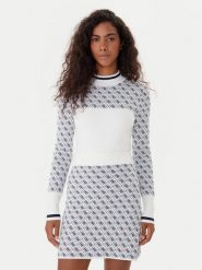 Guess Sweter W5BR24 Z3JD2 Écru Slim Fit. Swetry Guess, xs, z aplikacjami, z syntetyku, bez ramiączek. Za 299.99 zł.