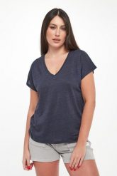 T-shirt damski lniany Arendal ECOALF. T-shirty Ecoalf, xs, bez wzorów, ze lnu, bez kołnierzyka, bez ramiączek. Za 259.00 zł.