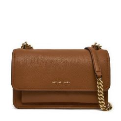 Torebka MICHAEL Michael Kors. Brązowe kopertówki MICHAEL Michael Kors, bez wzorów, wizytowe, bez dodatków. Za 989.99 zł.