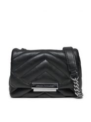 Armani Exchange Torebka Victoria 948587 4R742 00020 Czarny. Czarne kopertówki Armani Exchange, bez wzorów, ze skóry, wizytowe, bez dodatków. Za 629.99 zł.