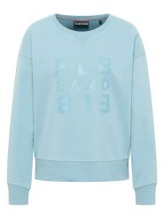 ELBSAND Bluza "Yula" w kolorze błękitnym rozmiar: L. Niebieskie bluzy ELBSAND, l, bez wzorów, z bawełny, bez ramiączek, bez kaptura. Za 174.02 zł.