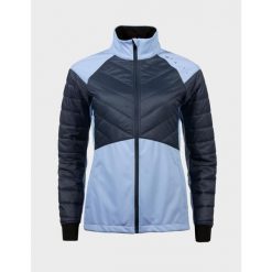 Kurtka do narciarstwa biegowego damska Halti Tripla Hybrid. Niebieskie kurtki Halti, na zimę, xs, bez wzorów, sportowe, bez kaptura. Za 844.99 zł.
