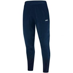 Damskie spodnie dresowe Jako polyester Classico. Niebieskie spodnie dresowe JAKO, bez wzorów, z dresówki, do piłki nożnej. Za 190.00 zł.