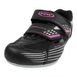 Buty Kolarskie Moon Dla Kobiet. Czarne buty trekkingowe Northwave, bez wzorów, z materiału, bez zapięcia, rowerowe. Za 1,624.99 zł.