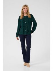 Cream Bluzka w kolorze zielonym rozmiar: 46. Zielone bluzki Cream, bez wzorów, bez kołnierzyka, bez ramiączek. Za 141.95 zł.