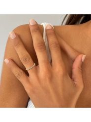 DIA DIAMONDS Pozłacany pierścionek z diamentami rozmiar: 52. Żółte pierścionki DIA DIAMONDS, z diamentem, pozłacane. Za 210.81 zł.