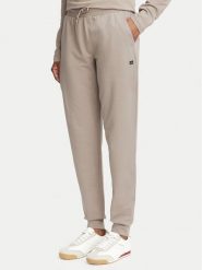 EA7 Emporio Armani Spodnie dresowe 7W000461 AF13135 U6100 Beżowy ciemny Regular Fit. Brązowe spodnie dresowe EA7 Emporio Armani, bez wzorów, z bawełny. Za 395.99 zł.