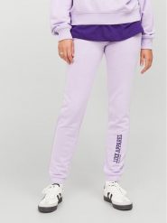 JJXX Spodnie dresowe Riley 12250114 Fioletowy Slim Fit. Fioletowe spodnie dresowe JJXX, bez wzorów, z bawełny. Za 79.99 zł.