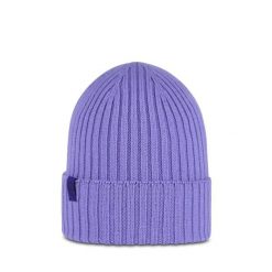 Czapka zimowa Buff Knitted Norval. Fioletowe czapki zimowe Buff, bez wzorów, z wełny, eleganckie. Za 208.10 zł.