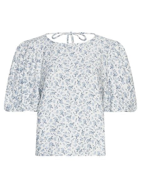 MOSS COPENHAGEN Bluzka w kolorze błękitnym rozmiar: S. Niebieskie bluzki Moss Copenhagen, s, bez wzorów, z wiskozy, klasyczne, bez kołnierzyka, bez ramiączek. Za 109.26 zł.